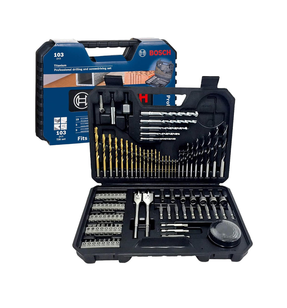 Bosch Drilling & Screwdriving Multi-Material  Set 103 Pieces