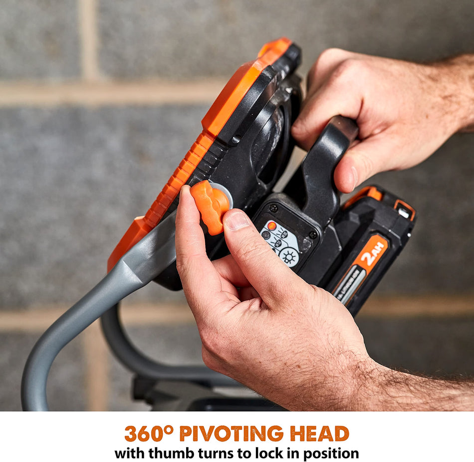Evolution 18V Portable Cordless LED Work Light R2700WLT-Li 2700 Lumens