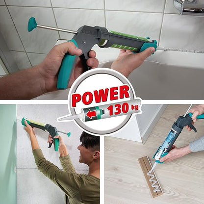Wolfcraft MG 200 Caulking Gun I 4352000 I 130 kg of pushing pressure