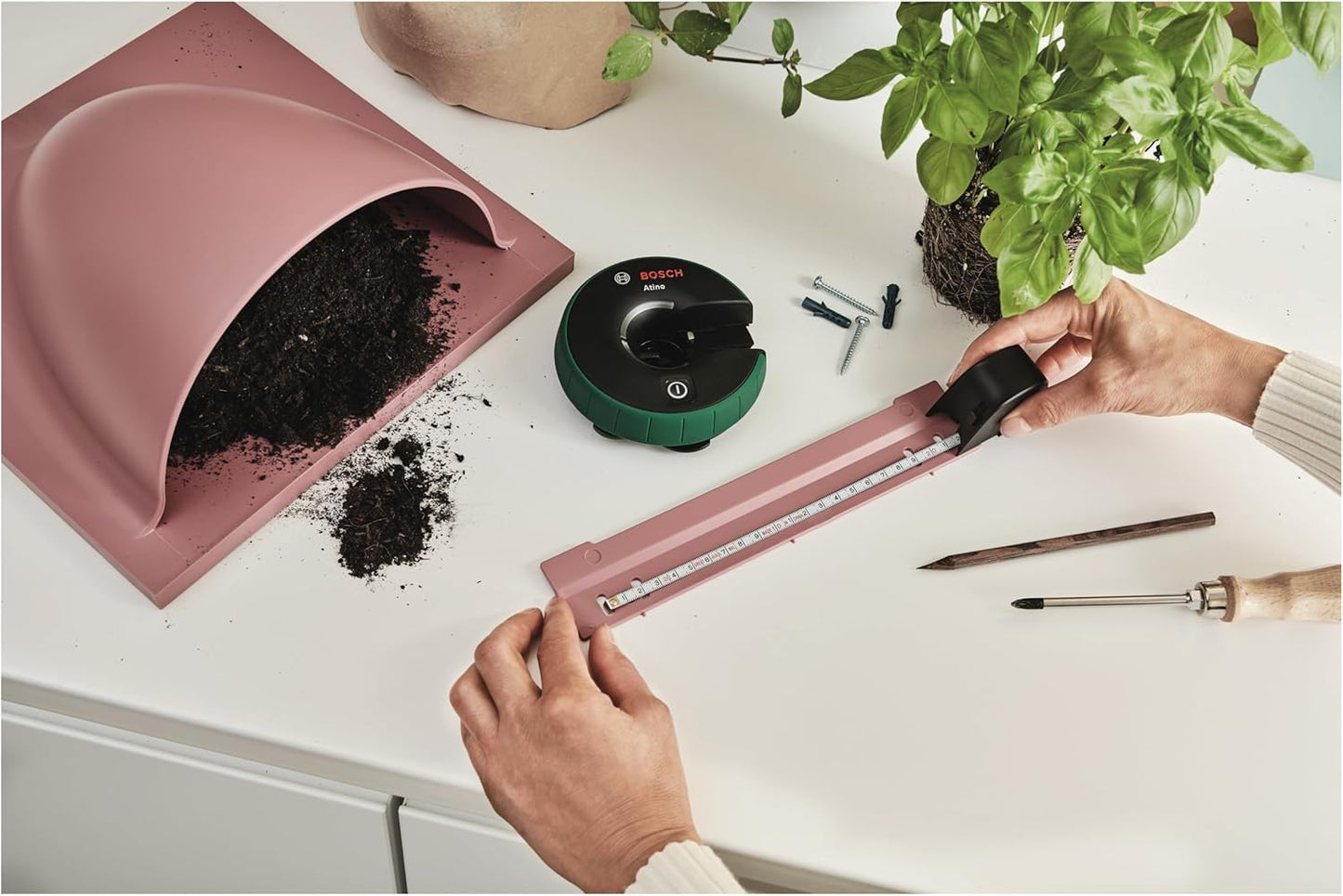 Bosch All-in-1 line Laser Atino 2nd gen. with Removable & Lockable Measuring Tape