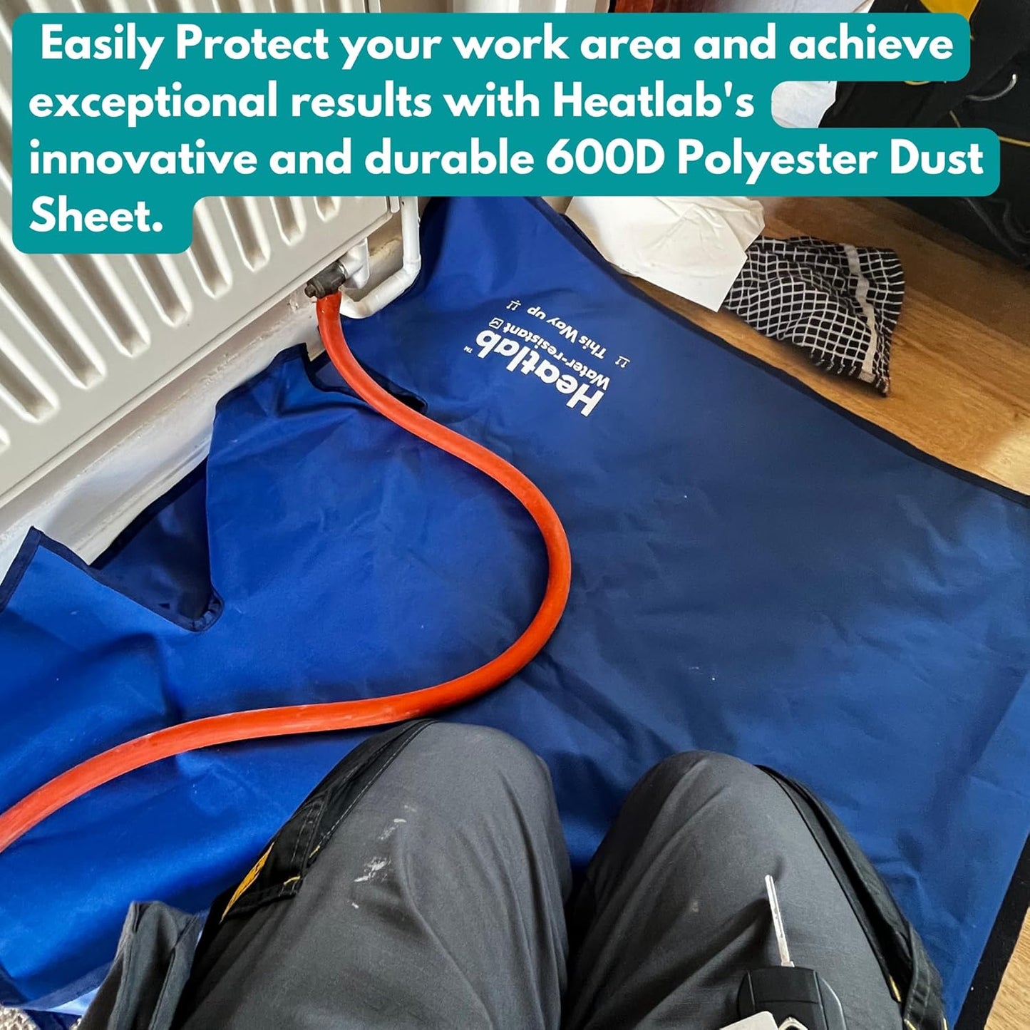 Plumbers Dust Sheet Work Mat Made From Water Proof Material