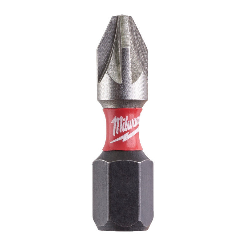 Milwaukee Screwdriver Bit PZ2 x 25mm SHOCKWAVE Impact 4932472041