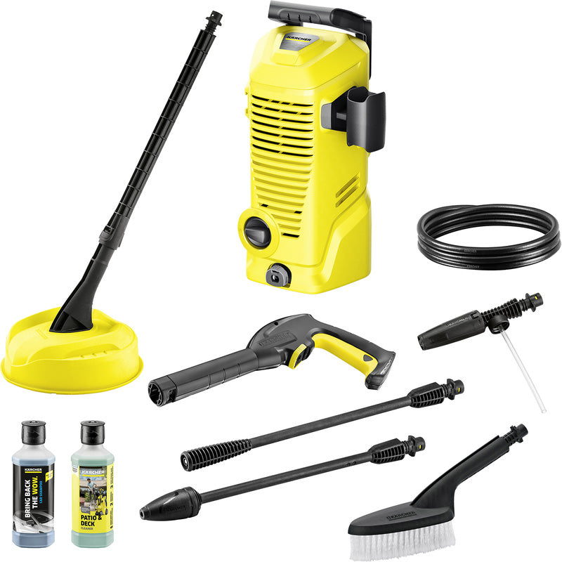 Kärcher K2 Modular Car & Home Pressure Washer 110 bar Car and Decking Kit incl