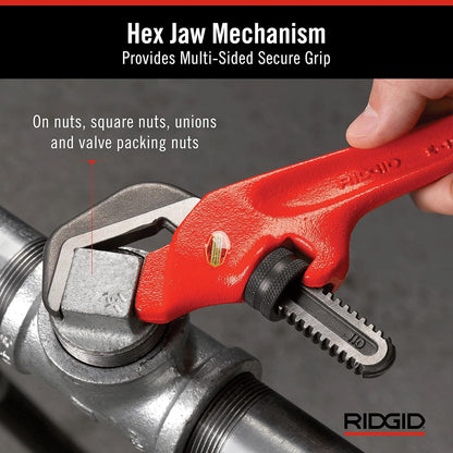 RIDGID E110 Offset Hex Wrench 29-67mm Capacity 240mm 31305 RID31305