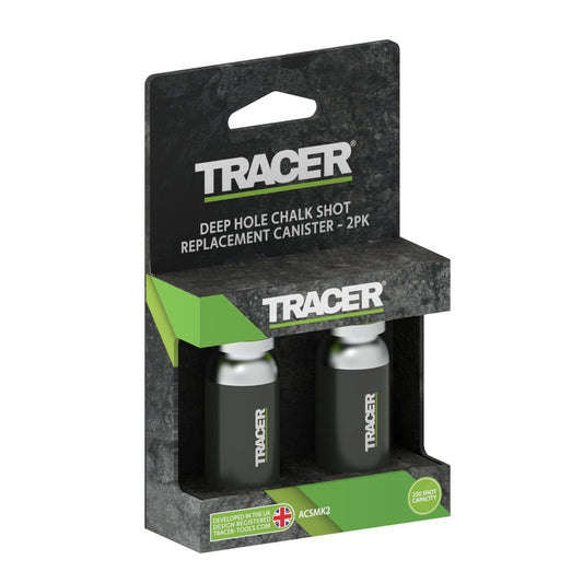 Tracer Trueshot Deep Hole Chalk Marker Canister Pack of 2
