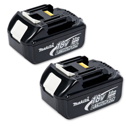 Makita Genuine BL1830 TWIN PACK 18V 3.0ah Lithium-ion LXT Battery