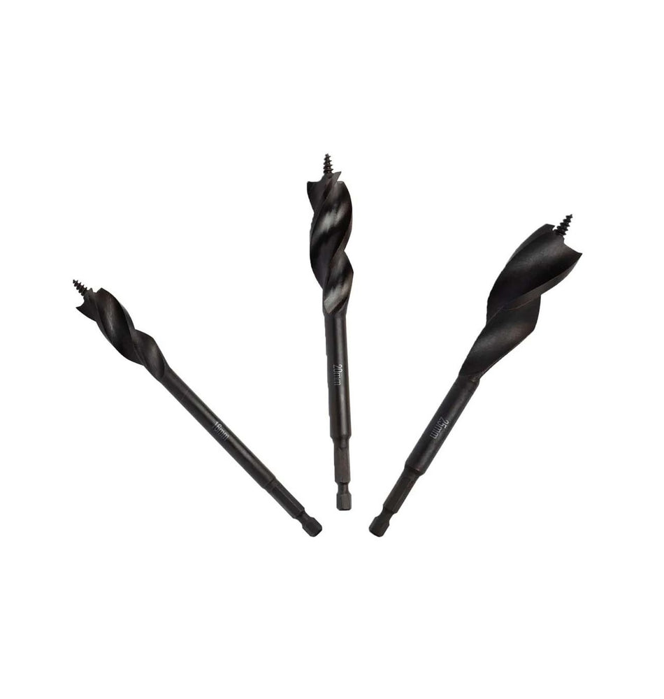 Dewalt Extreme DT90237-QZ 3 Piece Tri Flute Auger Drill Bit Set - 152mm