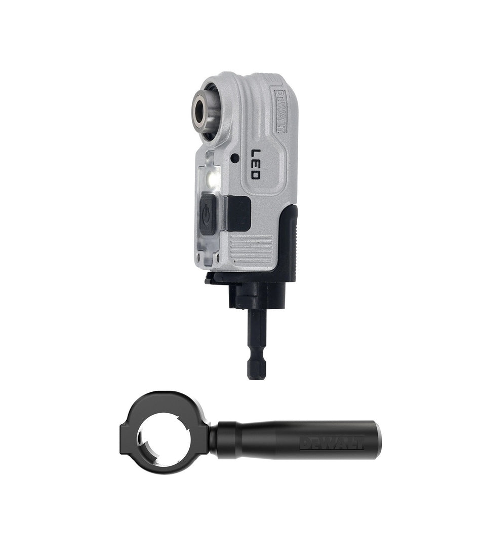 Dewalt DTLRA-QZ EXTREME FLEXTORQ 1/4″ LED Lighted Right Angle Attachment