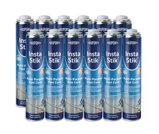 Dupont Insta-Stik Gun Applied Multi Purpose Adhesive 750ml Fast Curing 5 min x12 PACK