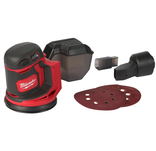 Milwaukee M18BOS125-0 18V 125mm Compact Random Orbit Sander Body Only