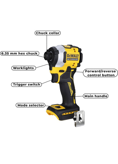 DEWALT DCF850N 18V XR Brushless Impact Driver BODY ONLY