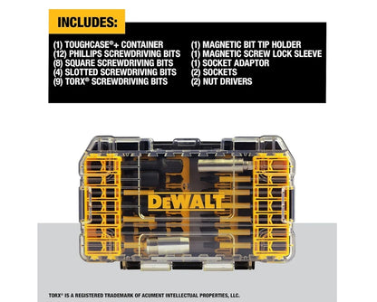 DEWALT DWA2NGFT40IR Impact Ready Flextorq 40-Piece Steel Screwdriver Bit