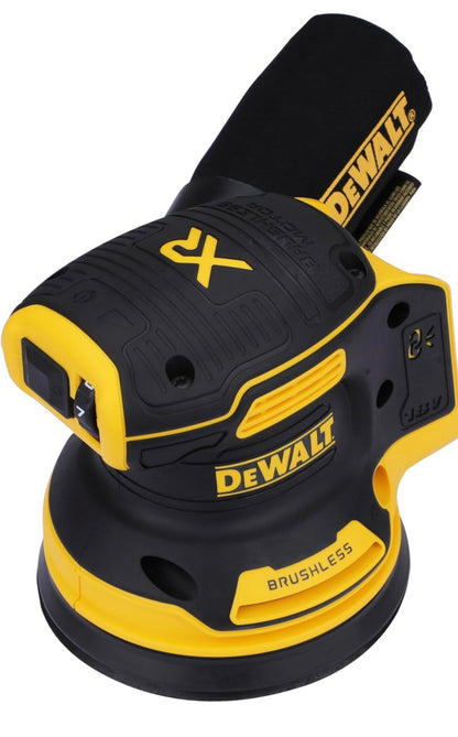 Dewalt DCW210N 18v XR Brushless 125mm Random Orbital Sander Dust Bag Bare Unit