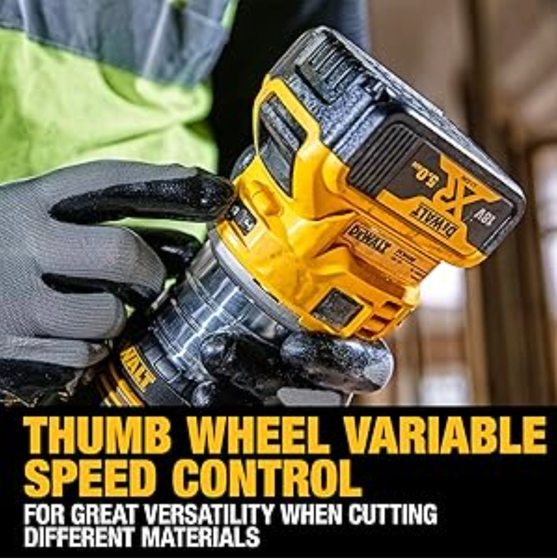 DEWALT DCW604NT-XJ Router in TSTAK Kitbox Box, 18V XR Brushless 8mm (1/4") Bare