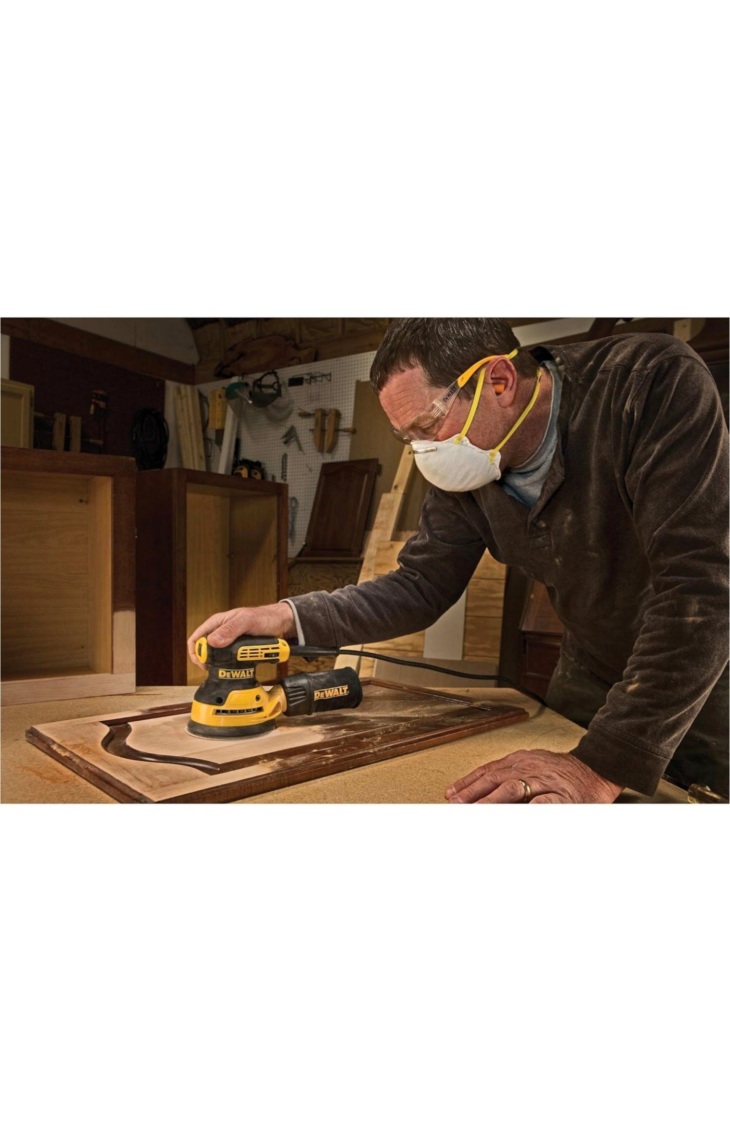 DeWalt DWE6423 125mm 280 Watt Random Orbit Sander 240v