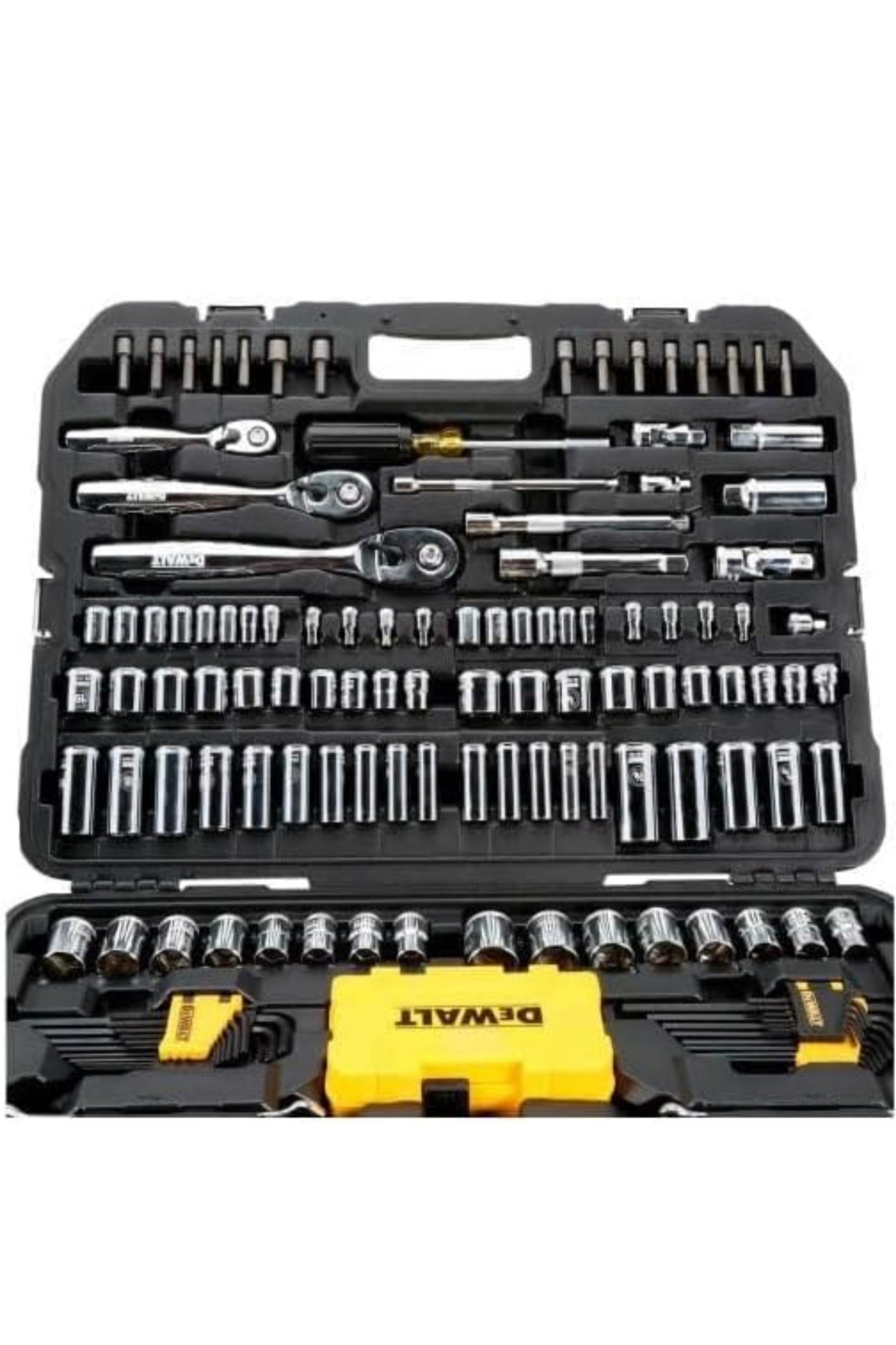 DEWALT DWMT73803 Mechanics Tools Kit and Socket Set, 168-Piece