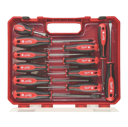 Milwaukee Tri-Lobe Mixed Screwdriver Set 12 Pieces