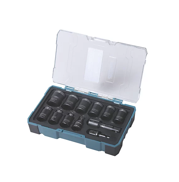 Erbauer Hex Shank Nut & Socket Driver Bit Set 12 Pieces