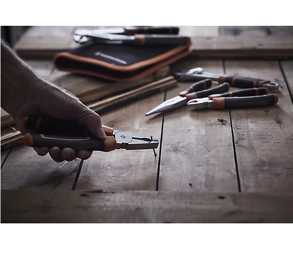 Magnusson Pliers Set 5 Pieces Hardened Chrome Vanadium Steel Jaws Soft-Grip Hand