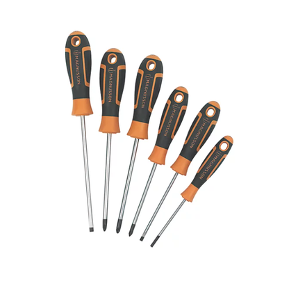 Magnusson Mixed Screwdriver Set 6 Pieces Chrome Molybdenum Steel Blades