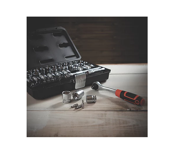 Magnusson 3/8" Drive Socket set 40 Pcs Chrome Vanadium Steel Construction