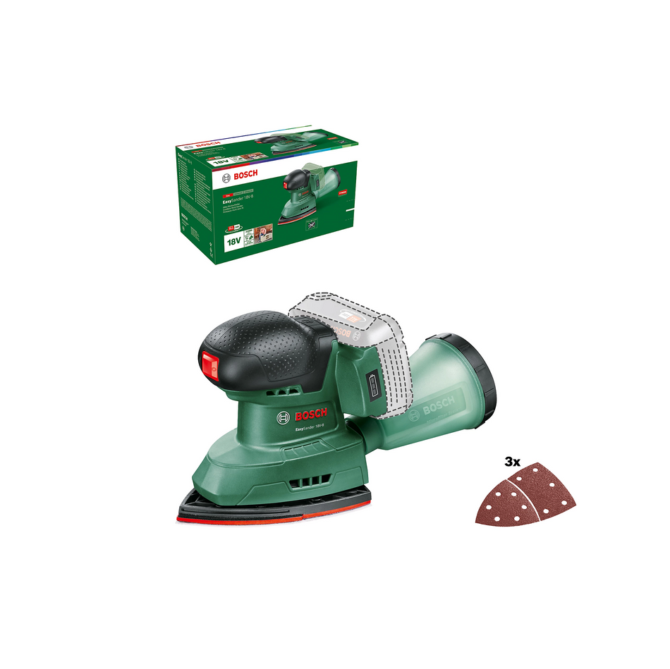 Bosch 18V Cordless Delta sander (Bare Tool) - EasySander 18V-8