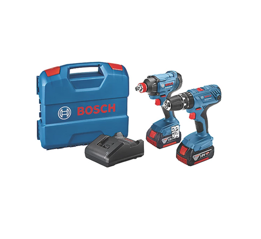 Bosch 18V 2 x 4.0Ah Li-Ion CoolPack Cordless Twin Pack 0615990M53