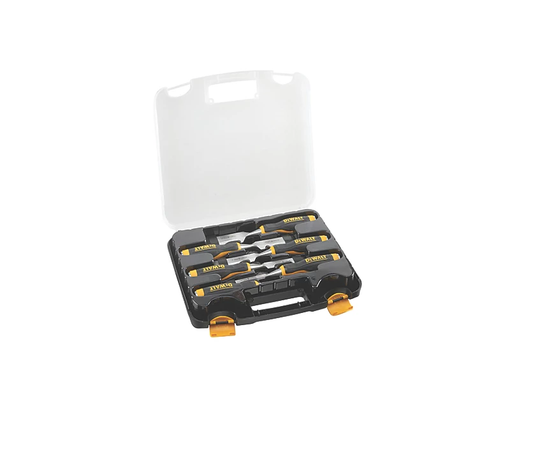 DEWALT Bevel Edge Chisel Set 6 Pieces 6, 12, 19, 25, 32 and 38mm Case
