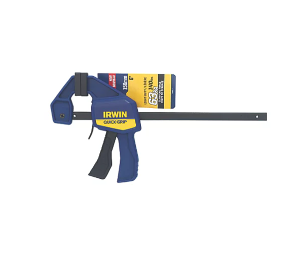 Irwin Quick-Grip T5462EL7 6" Inch 150mm Mini Trigger G Bar Clamp - 4 Pack