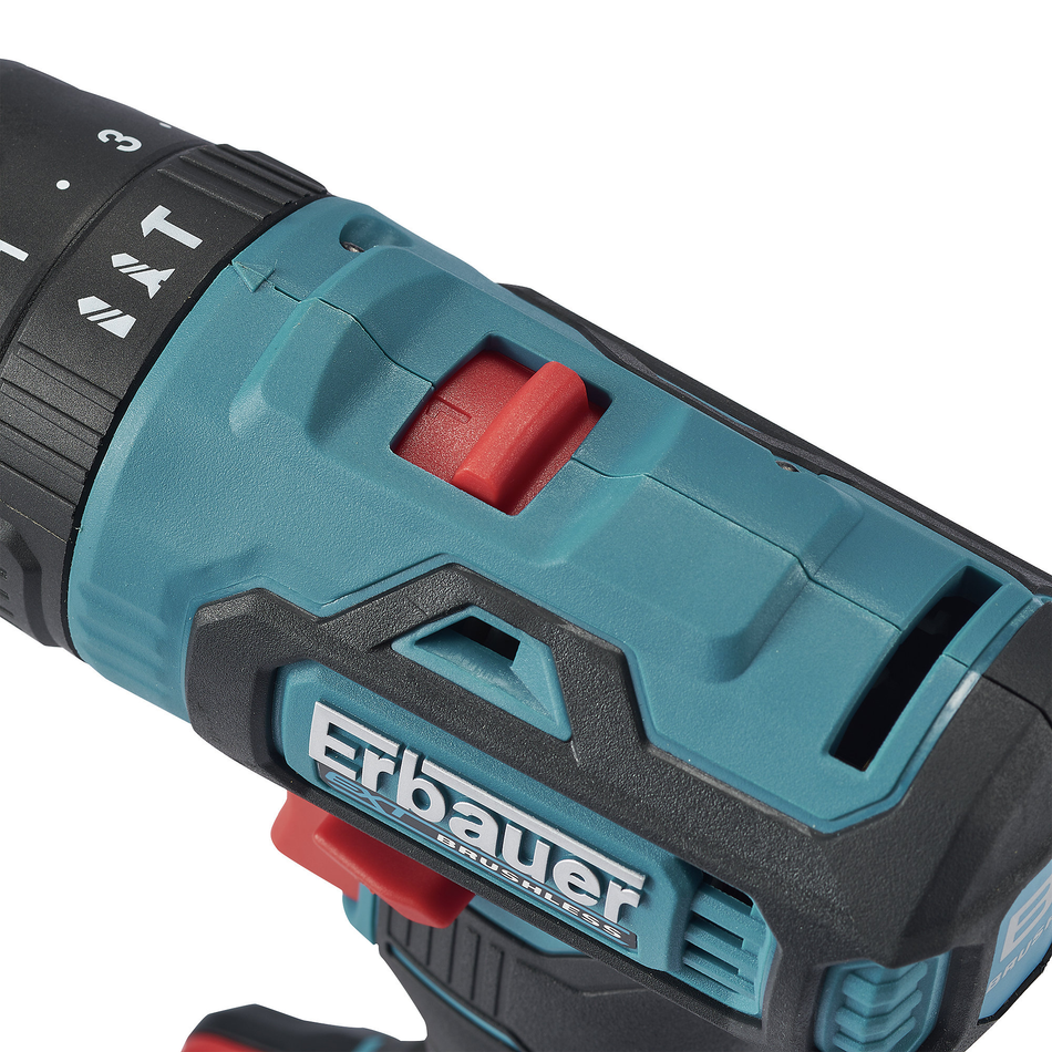 Erbauer ECD18-Li-2 / EID18-Li 18V 2 x 2.0Ah Li-Ion EXT Brushless Cordless Twin