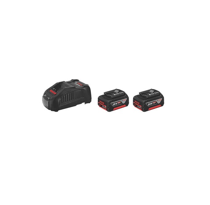 Bosch Battery & Charger Kit 1600A00B8K 18V 2 x 5.0Ah Li-Ion CoolPack