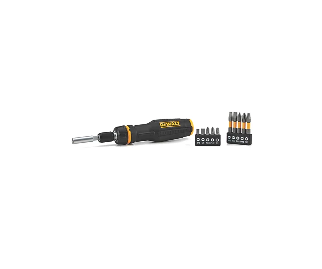 DEWALT Screwdriver Set 11 Pieces DWHT68001-0 Ratchet MaxFit Telescopic Multi-Bit