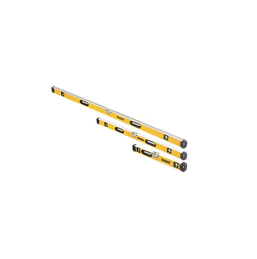DEWALT Box Beam Level Set 3 Pieces 600/1200/1800mm