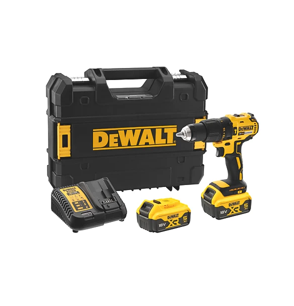 DEWALT Cordless Combi Drill  DCD778P2T 18V 2 x 5.0Ah Li-Ion XR Brushless