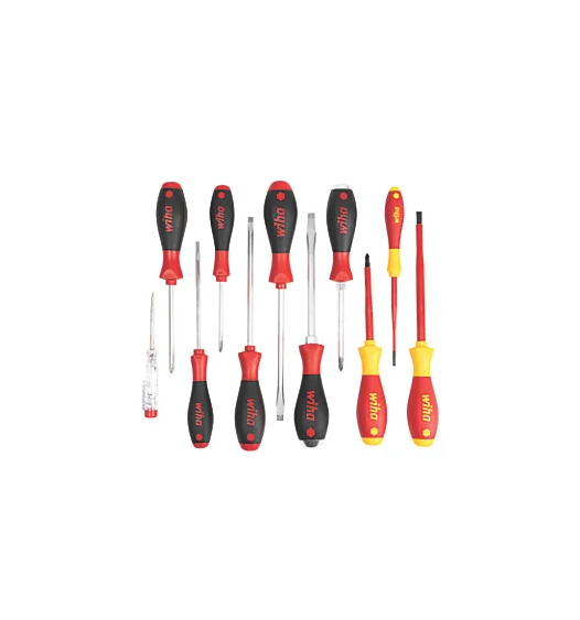 Wiha SoftFinish Mixed Screwdriver Set 11 Pieces