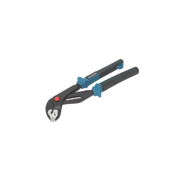 Erbauer Slip-Joint Pliers 10" 256mm Hardened Steel Jaws 55mm 20 Locking Position