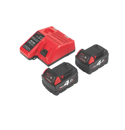 Milwaukee M18 BPDN-402C 18V 2 x 4.0Ah Li-Ion RedLithium Cordless Combi Drill