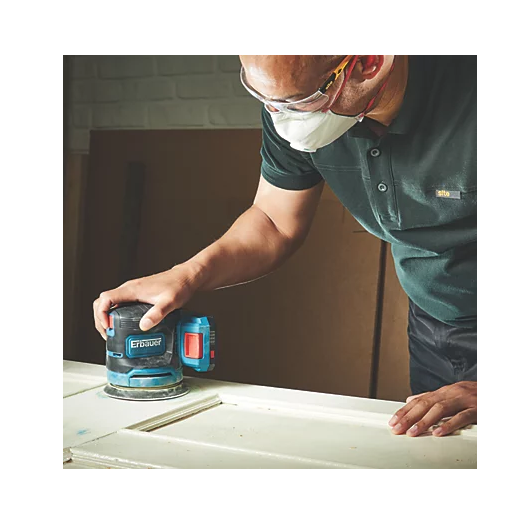Erbauer 18v Sander ERI1105SDR 125mm Li-Ion EXT Brushless Cordless Random Orbit - Bare