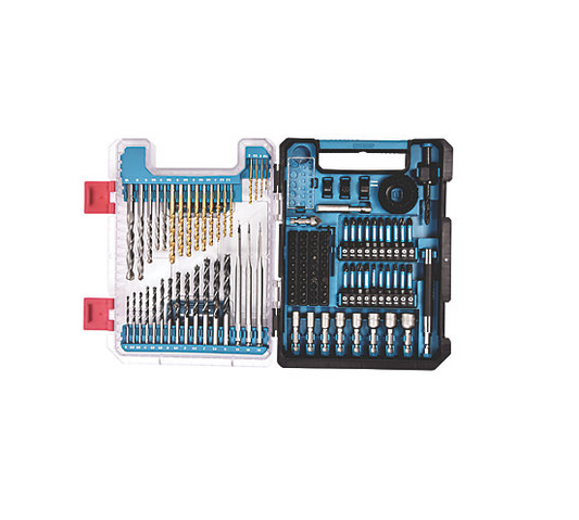 Erbauer Multi-Material Drill Bits 113 Piece Set Easy to Use Mixed Drillbits