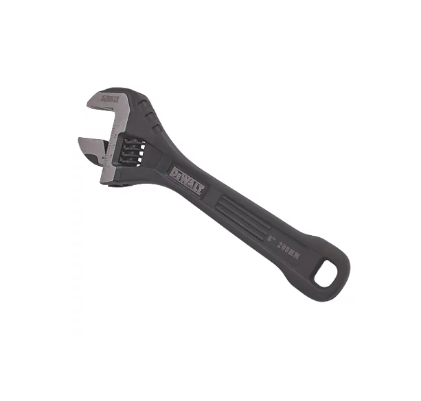 DEWALT Adjustable Wrench 8" 200mm 32mm Jaw Opening DWHT80267