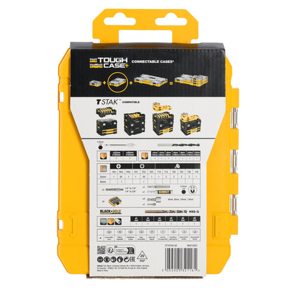 Dewalt DT70784 HSS Black & Gold Drill Bit Set (100 Piece) TSTAK TOUGHCASE