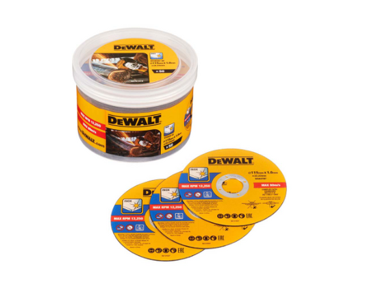 Dewalt DT20597-QZ 115mm x 1mm High Performance FASTCUT Thin Bonded Discs x 50