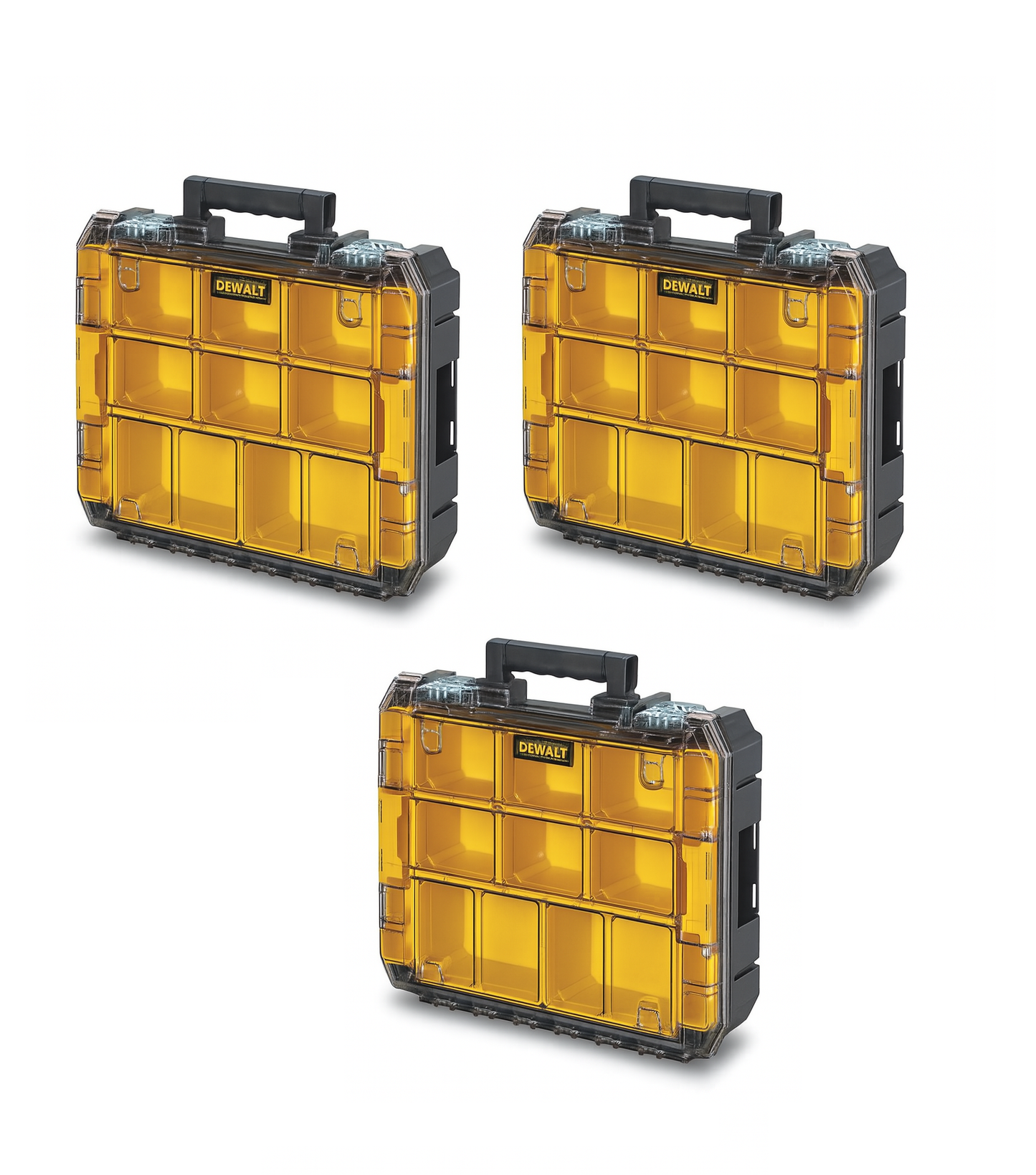 DeWALT DWST83497-1 TSTAK High Capacity Organiser 44 x 33.7 x 11.95 cm PACK OF 3