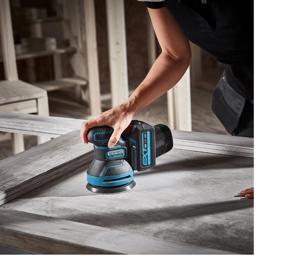 Erbauer EXT 18V Cordless Random Orbit Sander ERO18-Li - Bare