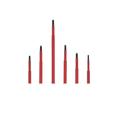 MAGNUSSON MIXED VDE SCREWDRIVER SET 12 PCS Variety of Sizes Soft-grip