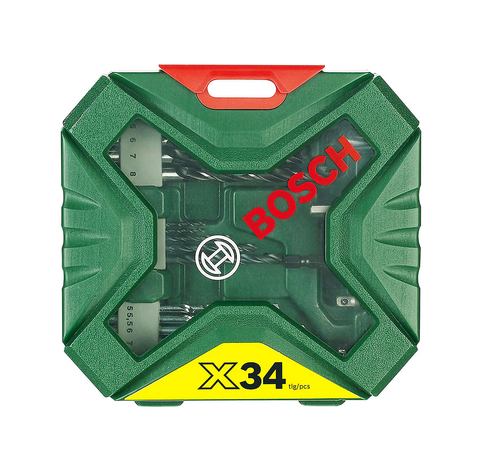 Bosch HSS Drill bit accessory set X-Line 34 piece