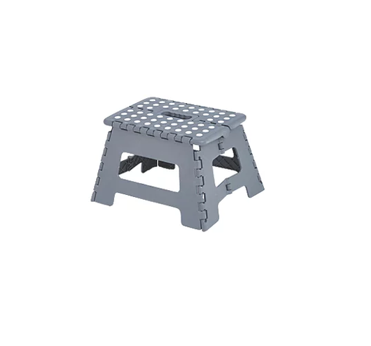 Plastic 1 Step 220mm Folding Step Stool With Platform
