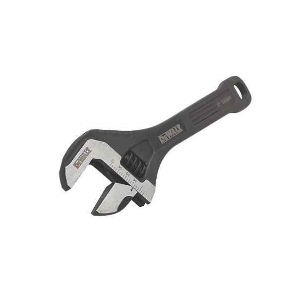 DEWALT Adjustable Wrench 8" 200mm 32mm Jaw Opening DWHT80267