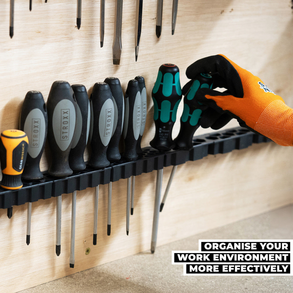 Wooden Screwdriver Rack StealthMounts Wall Hive System Screwdriver Rack – ToolSonLincs