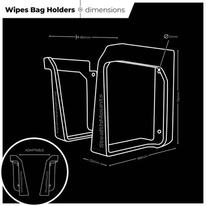 StealthMounts Wipe Holder 2 Pack